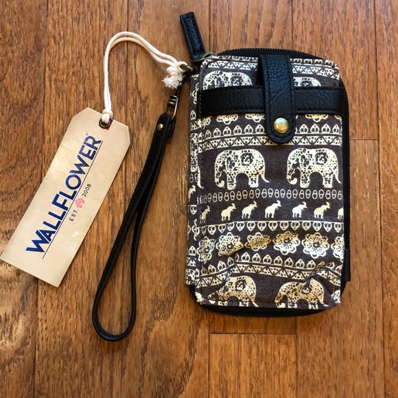 Wallflower Handbags - NWT Wallflower Elephant wristlet/phone holder